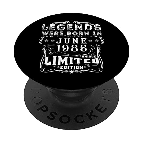 Cumpleaños Junio 1985 Edición Limitada Regalo Legend June PopSockets PopGrip Intercambiable