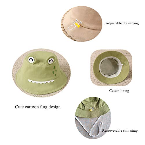 Baby Sun Hat,Infant Toddler Summer Outdoors Beach Hat UPF50+,Sun Protection Bucket Hat3