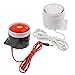 BNYZWOT Electronic Buzzer Continuous Sound Decibel Piezo Buzzer IC Alarm Speaker 120db DC12V 2Pcs
