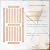 EaseLife 48in x 84in Sliding Barn Wood Door,Interior Doors,DIY Assemblely,Solid Natural Spruce Panelled Slab,Easy Install,Apply to Rooms & Storage Closet,H-Frame