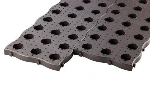 Garantia Maxi 240400 Plaques de Parterre (Dalles de Jardin), 700 x 240 x 25 mm, Simples et Rapides, antidérapantes et Flexibles