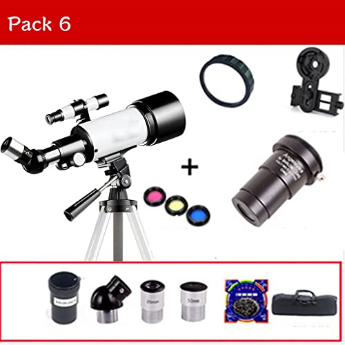 Telescopio refractor 70mm para principiantes miniatura 7