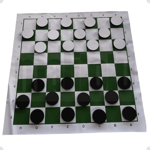 Jogo de Damas Gigante Tabuleiro Escolar Grande Tabuleiro 40x40cm