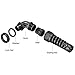 uxcell M20 Cable Gland 90 Degree Waterproof IP68 Nylon Joint Adjustable Locknut with Strain Relief for 9mm-14mm Dia Cable Wire, 2 Pcs
