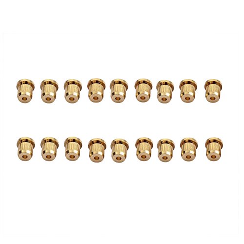 Preisvergleich Produktbild Sharplace 18 Stück Saitenhülsen Einschlaghülsen Saitenbuchsen für Gitarre