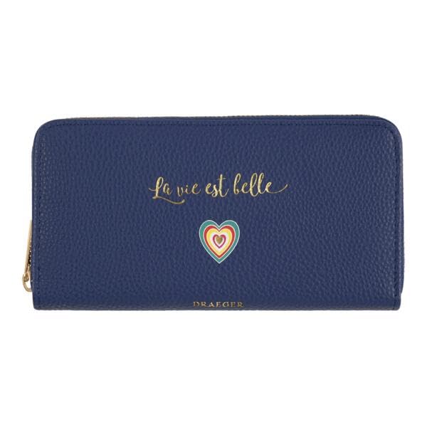 DRAEGER PARIS 1886 Portafoglio Donna Mon Raggio di Sole-Giallo, 15 x 2,5 x 9 ,5 cm, bianco, 18,5 x 10 x 2,5 cm