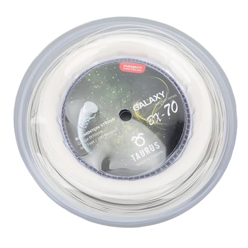 Corda de Badminton de Náilon Durável 200 M Corda de Raquete de Badminton de Reposição de 0,7 Mm (Bra