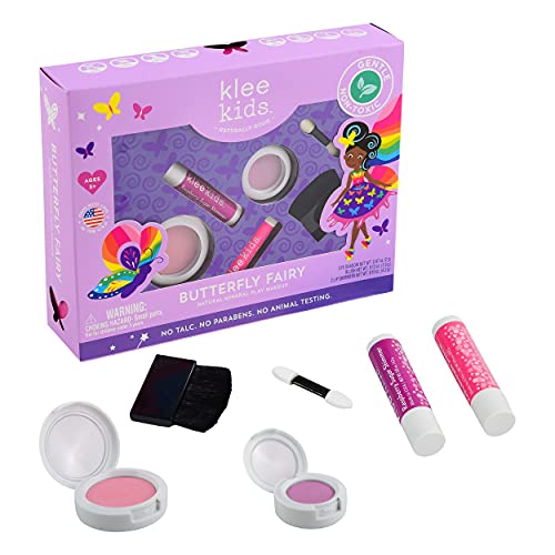 Klee Naturals Luna Star Naturals Klee Kids 4 Pc Makeup Up Kits With Compacts (Butterfly Fairy) #TOP3