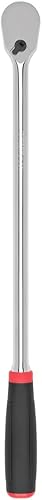 TEKTON Trinquete largo de agarre cómodo de 1/2 pulgada x 18 pulgadas | SRH02218