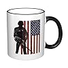 PTGRUKWBJ Springsteens Rock Singer Bruce Ceramic Mug with Colored Edge - Durable & Stylish Hip Hops Merchandise for Home, Office, Or Gifts. #2