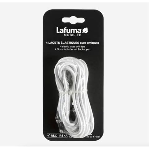 Lafuma LFM2322 Elastic Laces Ideal for RSX and RSXA - White (Set of 4) Cover