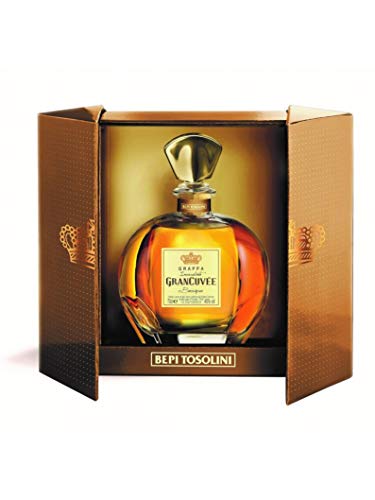Bepi Tosolini'GRAPPA GRANCUVÉE DECANTER'- con elegante cofanetto espositore