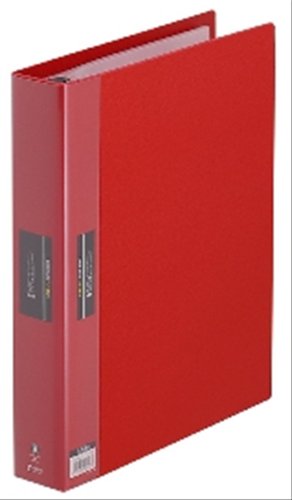 キングジム クリア-Fヒクタス(バインダ-)赤 7139-3アカ