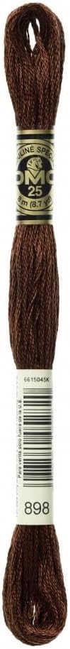 DMC Stranded Cotton Embroidery Thread 898 - per skein