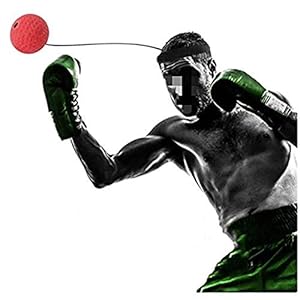ZXF Boxing Reflex Ball, Boxing Ball for Adults and Kids React Reflex Balls on String with Headband Softer Than Tennis…