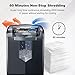 Bonsaii 16-Sheet Microcut Paper Shredder, 60-Minute Home Office Heavy Duty Shredder for CD/Credit Card, P-4 Level with 6-Gal Pullout Bin (C149-D)