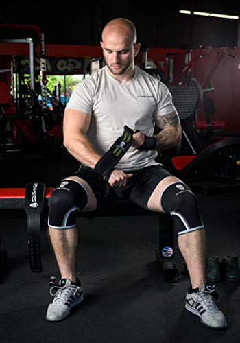 Gymreapers Weightlifting Wrist Wraps (Competition Grade) 18" Professional Quality Wrist Support With Heavy Duty Thumb Loop - Strength Training, Bodybuilding(Military Green,18") #TOP3