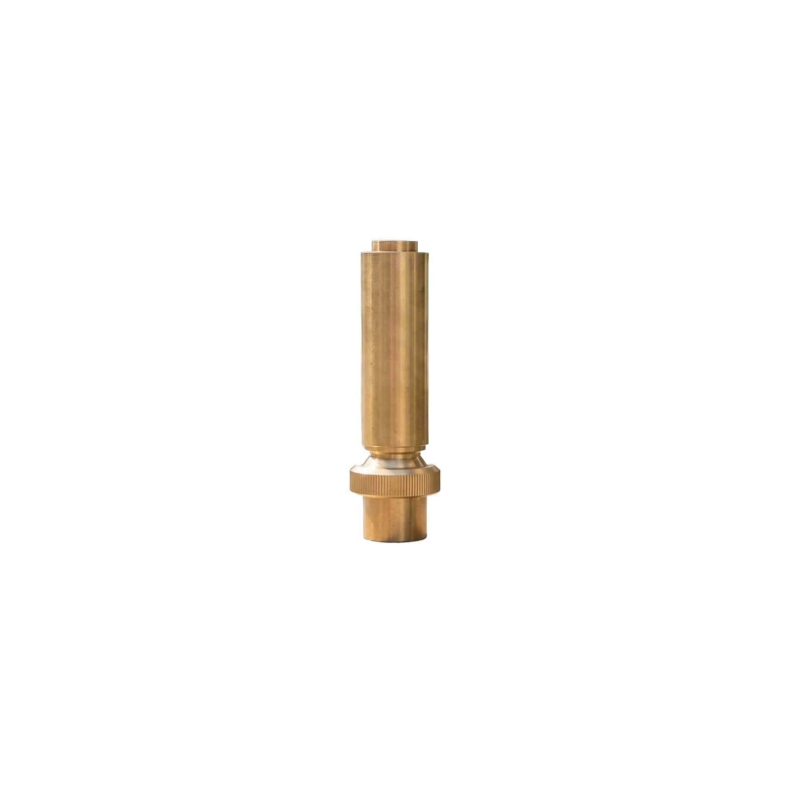 Umobxkifn 075 Inch Brass Fountain Spray Head Cylindrical Replacement Fountain Nozzle Pond Nozzle(075 Inch Brass)