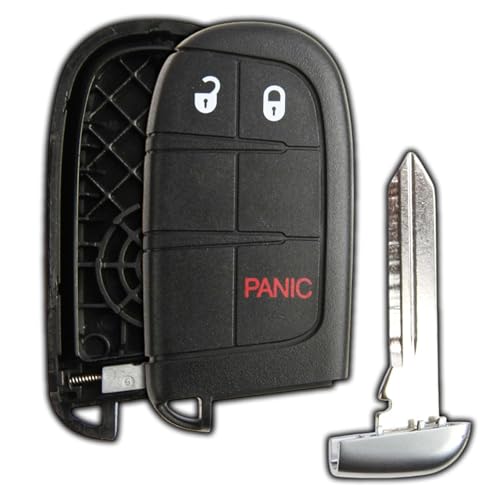 Keyless Option Remote Key Fob Shell 3btn Case for Jeep Dodge Chrysler (M3N-40821302)