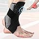 Verstellbare Sprunggelenkbandage mit Drehknopf, Knöchelbandage mit Abnehmbare seitliche Stabilisatoren, Fußbandage für Plantarfasziitis, Arthritis, ACL, Gelenkschmerzen, Fersensporn, Sport (M)
