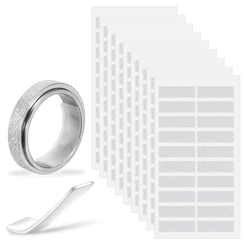 100 Stück Ringverkleinerer Unsichtbar Silikon Ring Verkleinerung Unsichtbar Ringgrößenversteller Ring Kleiner Machen Enhancers für Women Ringstopper Ringeinlage zum Verkleinern für Alle Ringe(6*20mm)