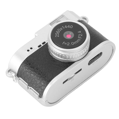 Appareil photo porte-clés 2K FHD Fabater compact rétro avec flash LED et écran de 1,47 pouce