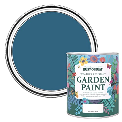 Rust-Oleum Blue Mould Resistant Garden Paint in Matt Finish - Cobalt 750ml