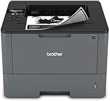 Brother Monochrome Laser Printer, HL-L5200DW, Wireless Networking, Mobile Printing, Duplex Printing, Amazon Dash...