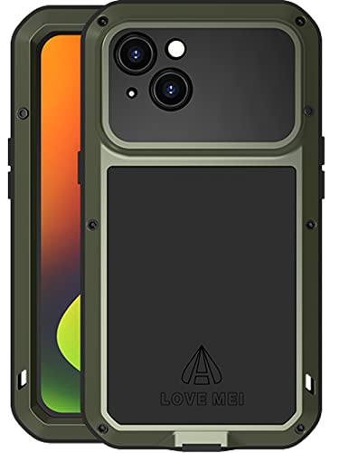 iPhone 14 5G Aluminum Metal Funda, Love...