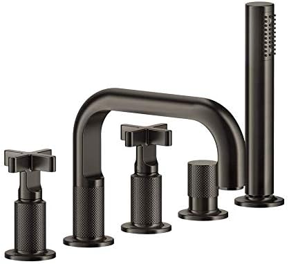 Gessi Inciso Five-Hole Deck-Mounted tub Group 58140