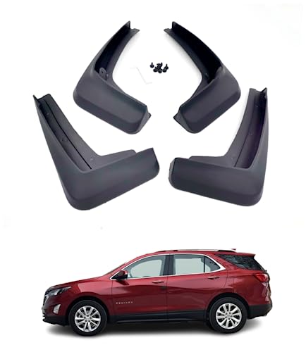 Image of 4pcs Mud Flaps Splash Guards Fits Chevrolet Equinox 2018-2023 Front Rear Auto Car Accessories