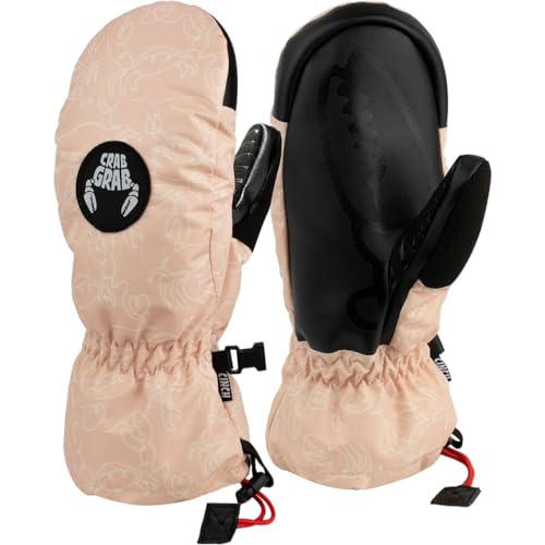 Cinch Mitten - Kids', Crab Doodle Pink, L2