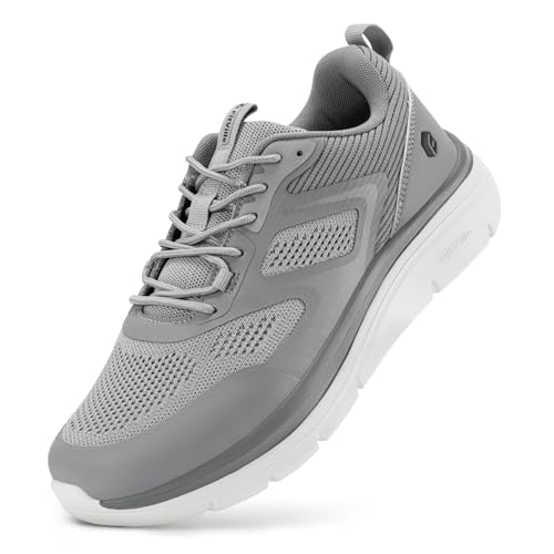 Image of FitVille Walking Shoes for Men Wide Toe Box Lightweight Extra Wide Shoes for Men Non Slip Walking Tennis Shoes for Men Cushioned Men's Slip on Walking Shoes Comfortable Wide Width Men's Sneakers
