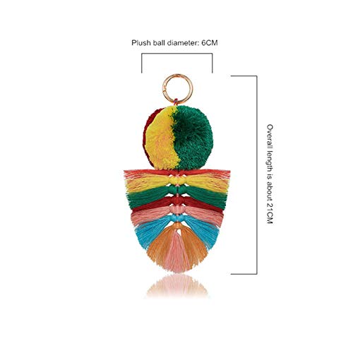 Borlas con flecos de bricolaje hechas de algodon premium para bolsos decorativos 6