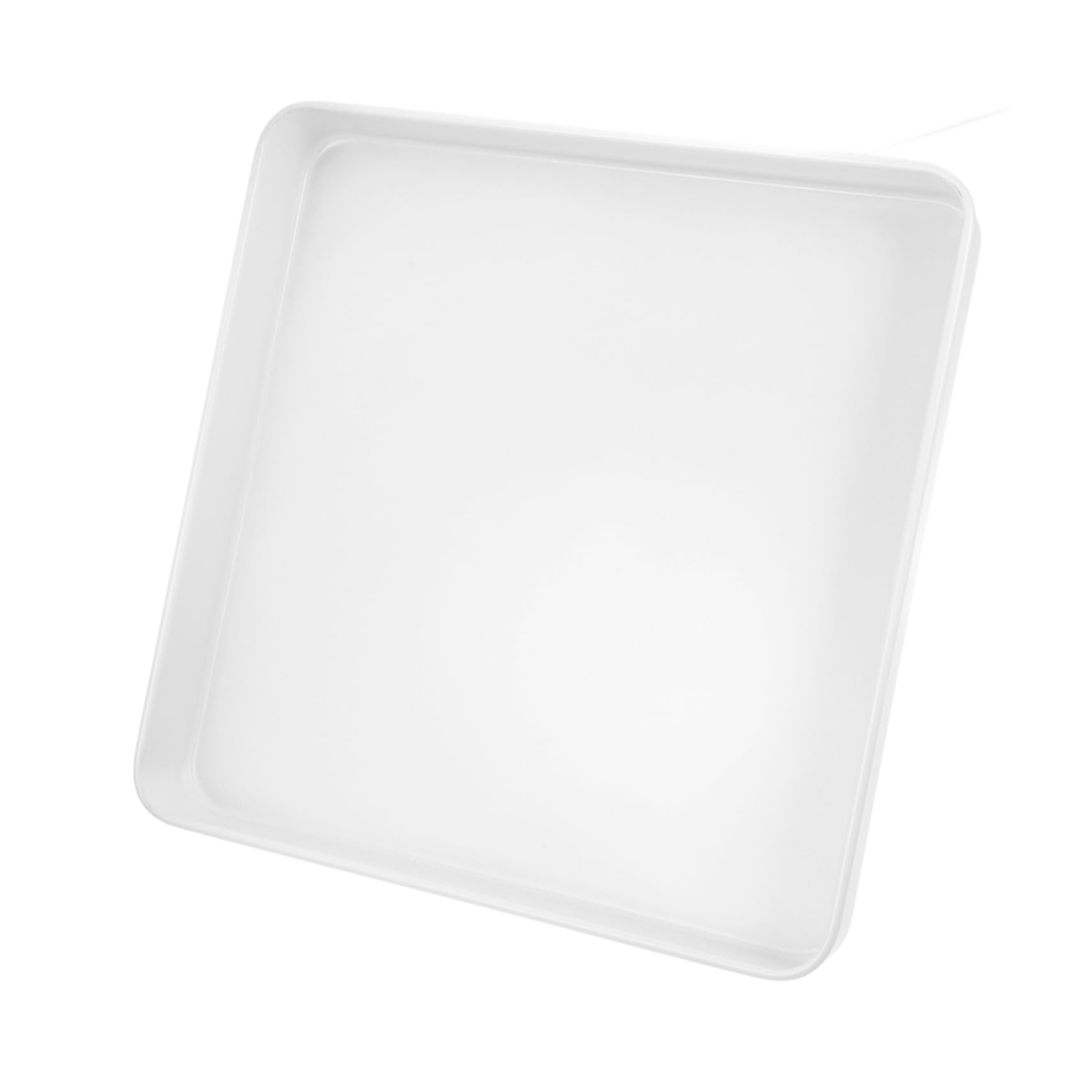 Moule à Gâteau Carré en Acier au Carbone, 1 Pc, Blanc