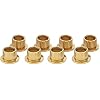 Vintage Open Back Mandolin Tuners, 1:14 Gear Ratio Chrome Plated Machine Heads with 2.5cm Button Spacing for Precise Tuning