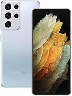 Samsung Galaxy S21 Ultra 5G Smartphone SIM Free Android Mobile Phone Phantom Silver 256GB, (UK Version)