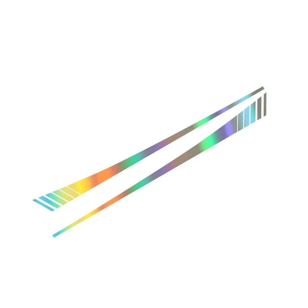 Bertdcx Colorful Laser Auto Accessory For Ford Fiesta Mk7 Car Door Side Stripes Styling Auto Tuning Premium Film Accessories(Colorful Laser)