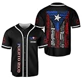 Personalized Puerto Rico Puerto Rican Baseball Shirt,Customized Team Name Puerto Rican Baseball Jersey for Men,Women S-5XL (Style 8)