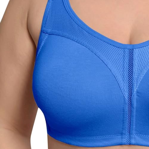Image of Inner Sense Organic Cotton Bamboo Bra for Woman with M Frame Design I Triple Layered Full Coverage Bra for Heavy Bust Without Padding I Wire-Free Design Innerwear