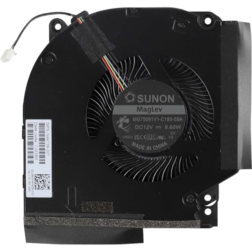 New CPU+gpu Cooling Fan for HP Victus 9 16-R TPN-C169 N44738-001 JPR60 JPP67 JPR68 JPP61 MG75091V1-C180-S9A MG75091V1-C190-S9A DC12V 9.60W Quiet Cooler Fan