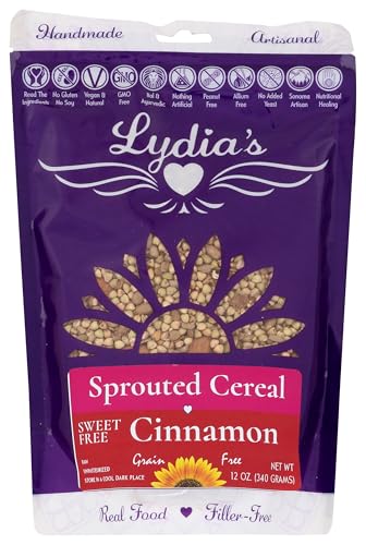 LYDIAS Cinnamon Sprouted Cereal, 12 OZ