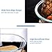 Luvan Borosilicate Clear Glass Mixing Bowls with Lids Set of 4 (0.53qt, 1.1qt, 2.1qt, 3.7qt), Space Saving Nesting Bowls Large Kitchen Salad Bowls for Meal Preping,Baking,Mixing,Dishwasher Safe