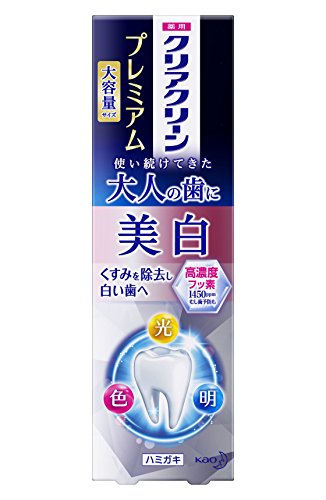 クリアクリーン プレミアム 美白 フッ素1450ppm配合 単品 160グラム