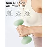 YOTTOY Dumbbell Set of 2,2-15 Pound Hand Weights for Women, Non-Slip Hand Weights for Home Gym, Strength Training, and Full-Body Workouts - Image 5