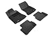 3D MAXpider Complete Set Custom Fit All-Weather Floor Mat for Select Mercedes-Benz GLA-Class Models - Kagu Rubber (Black)