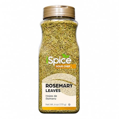 iSpice Dried Rosemary Leaves Herb Bulk Jar - 6 oz