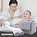 Sunny zzzZZ Ultra Soft 24 Pack Baby Washcloths - 10x10 Inches - Coral Fleece Extra Absorbent Wash Clothes for Babies, Infants and Toddlers - Sensitive Skin and Newborn - Ideal Baby