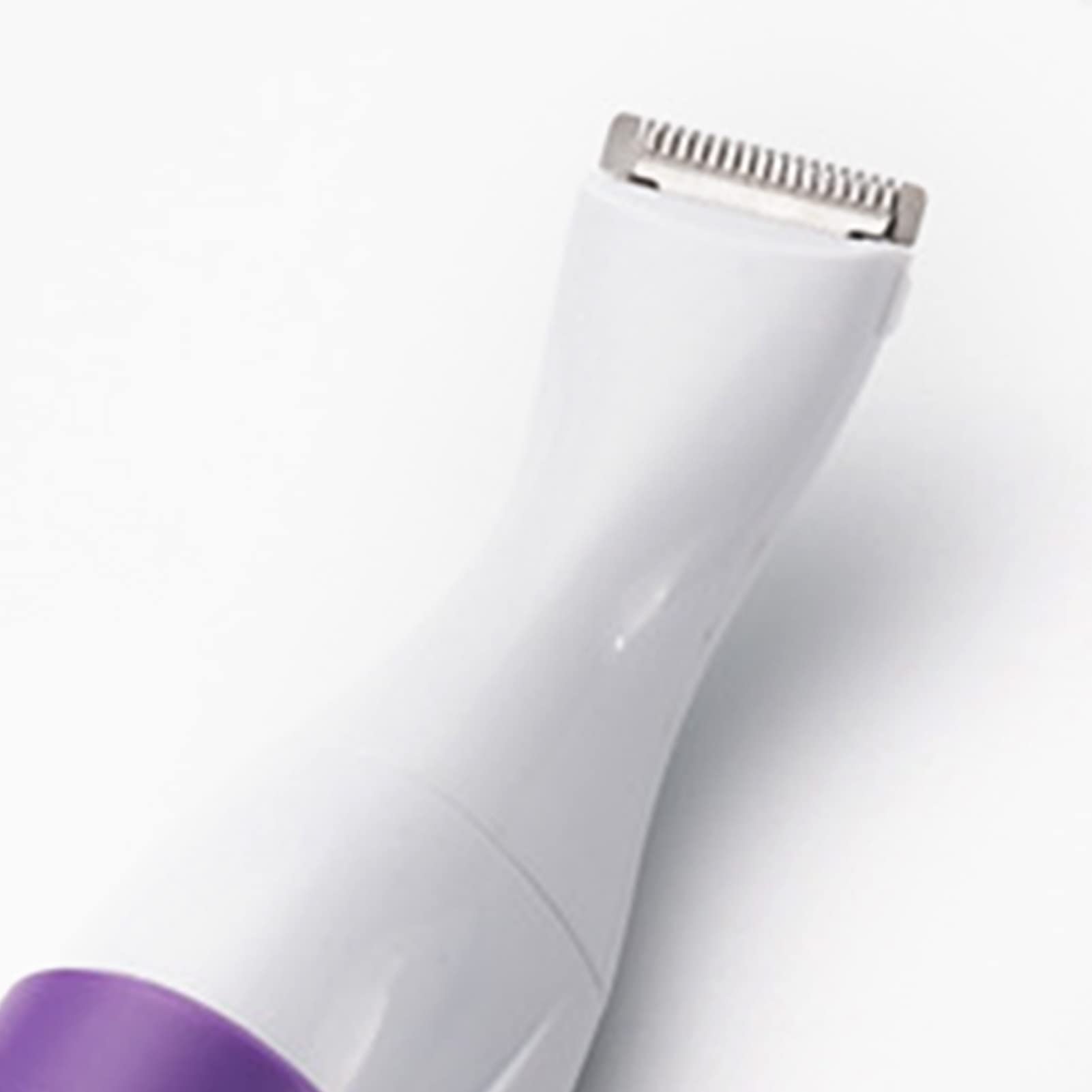 Tondeuse à Cheveux 2 en 1 étanche pour Femmes, Tondeuse électronique Lavable pour Ligne de Bikini, Utilisation Humide et Sèche, Violet