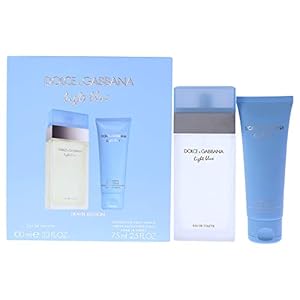 Dolce and Gabbana Light Blue Women 2 Pc Gift Set 3.3oz EDT Spray, 2.5oz Body Cream, (I0114257)